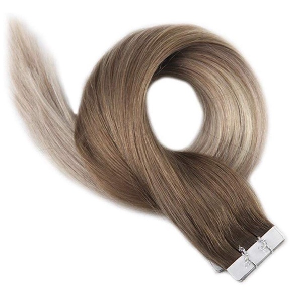 ✨ 3 16” #8 #60 #18 Blonde BALAYAGE HUMAN TAPE INS